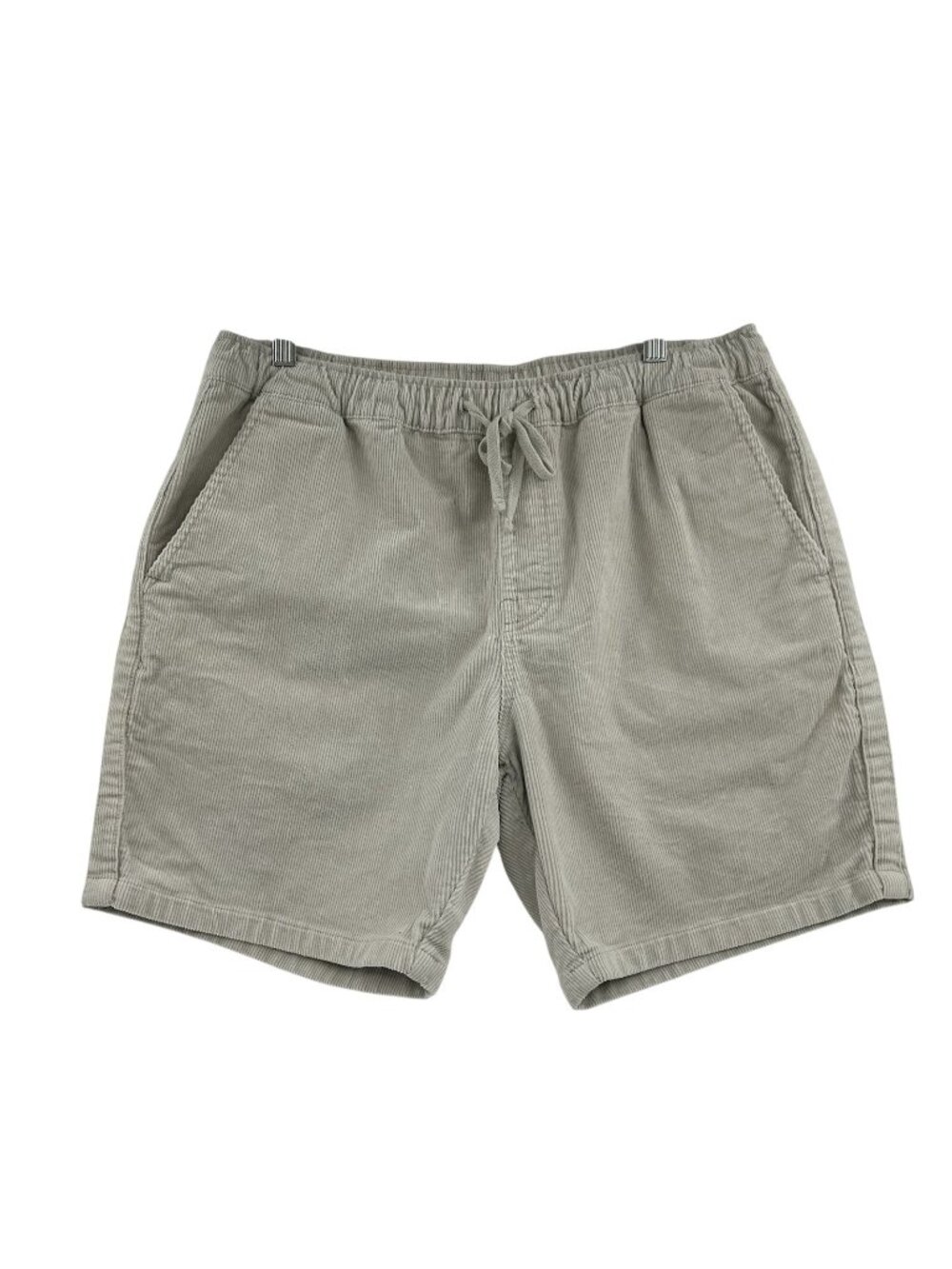 Katin Cord Local Shorts Men’s Size XL Corduroy Drawstring 7” Stretch Beige